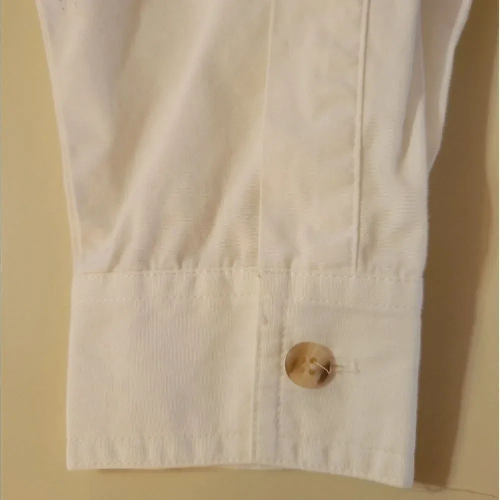 Boston Proper White Button Down Shirt - Picture 8 of 13